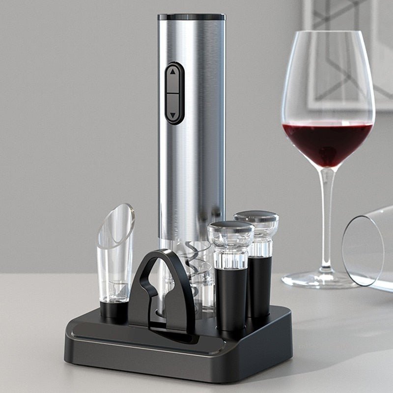 Nuevo Destapador de Vino Eléctrico Recargable