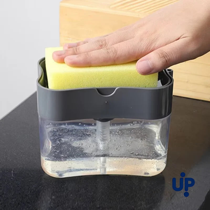 Nuevo Dispensador de Jabón y Esponja de Cocina