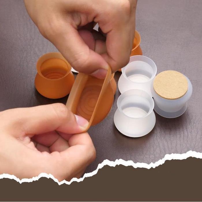 Nuevos pak de 4 Protectores de Silicona para Muebles