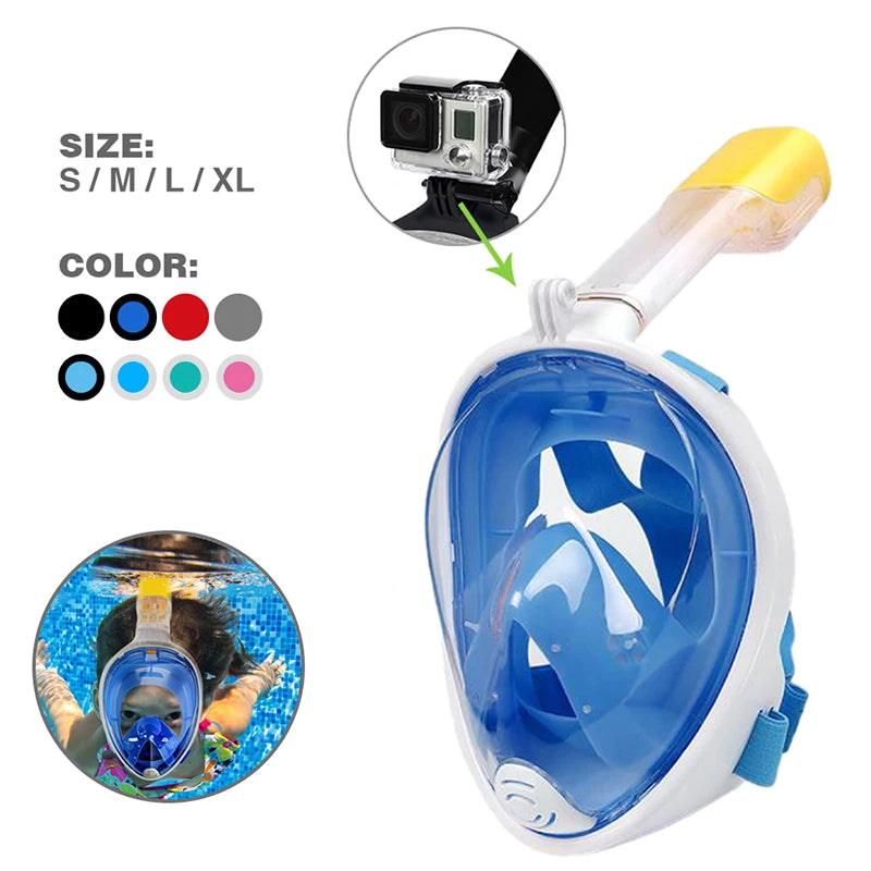 Máscara de Snorkel Todo en Uno