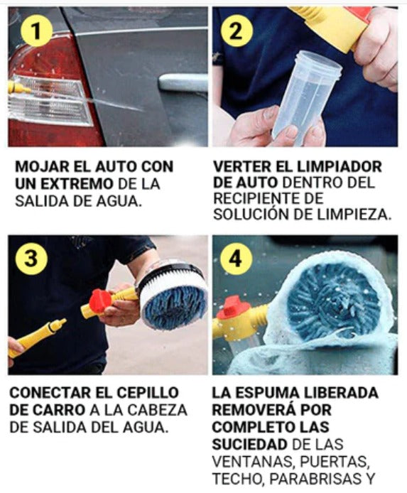 Kit Cepillo AutoSpin 360° EasyWash