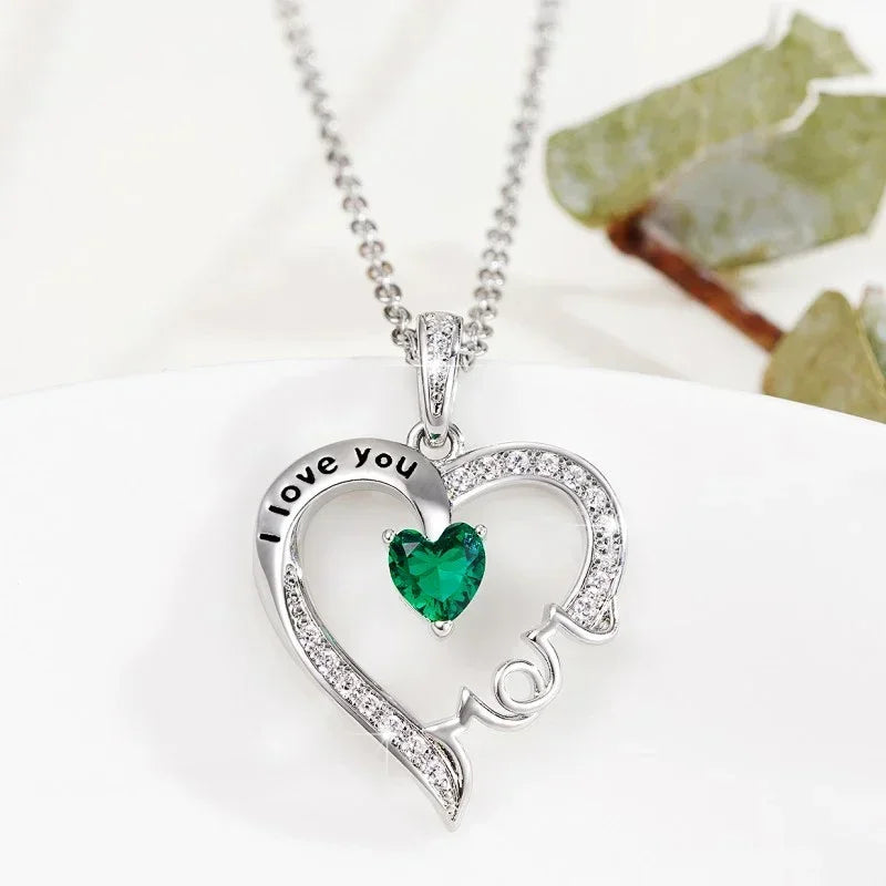 Collar Amor Eterno con Zirconia