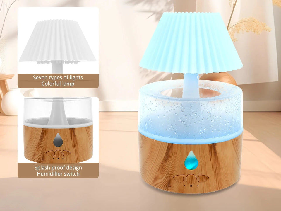 Nueva Humidificador de Lluvia LED