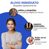 Nuevas Talonera terapeutica en silicona PasoConfort® lleve un par (2 unidades)