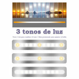 Nuevo Espejo de Tocador LED para Coche