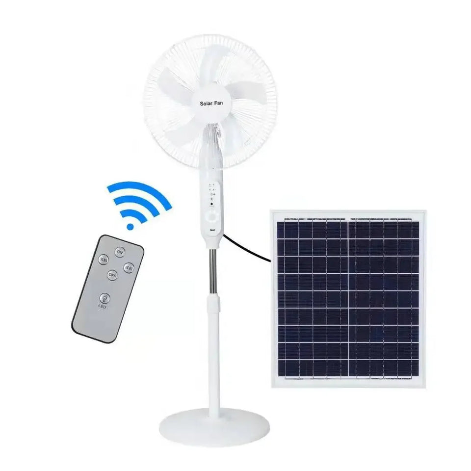 Nuevo Ventilador Solar recargable de 16 pulgadas