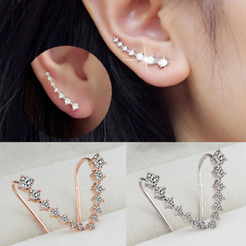 Nuevos Aretes Siete Estrellas Brillantes pague 1 y lleve 2
