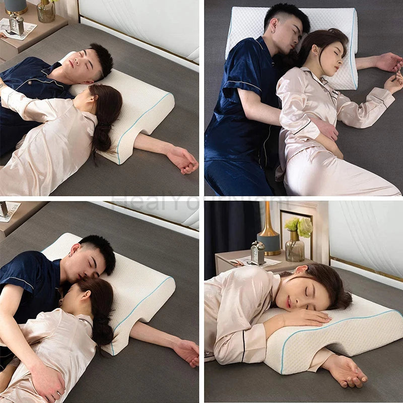 Nueva Almohada Ergonómica para Parejas