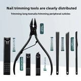 Nuevo Estuche Manicura Profesional Portátil de Acero Inoxidable