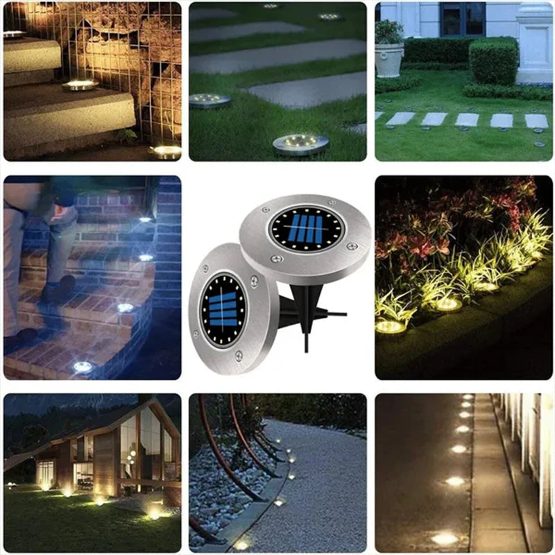 Nuevas Luces Solares Empotrables para Jardín