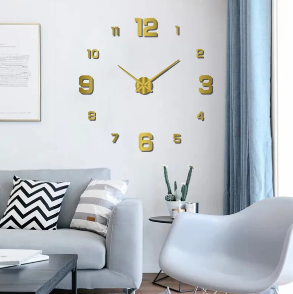 Nuevo Reloj 3D de Pared Adhesivo