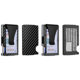 Billetera de fibra de carbono con bloqueo rfid