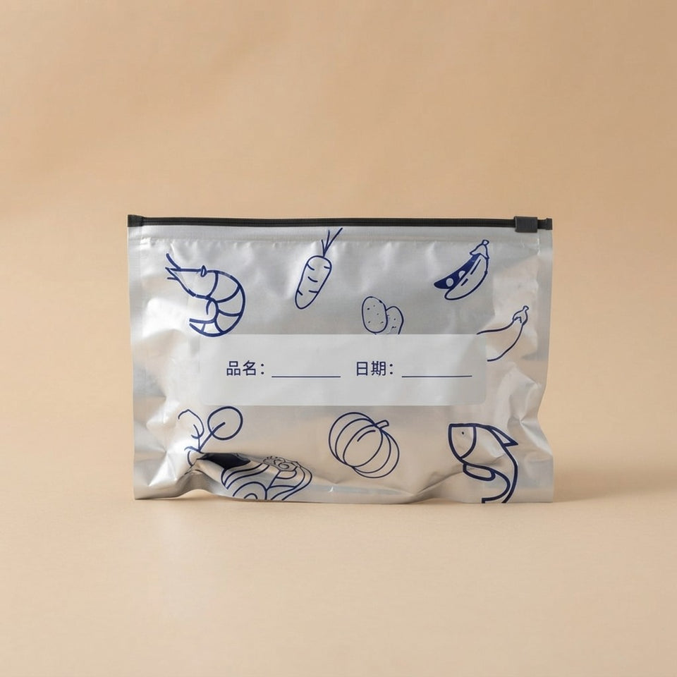Nuevo Set de 10 Bolsas de Aluminio para Alimentos con Cierre