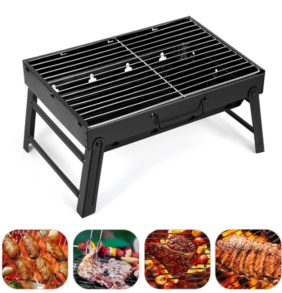 parrila de carbon portatil