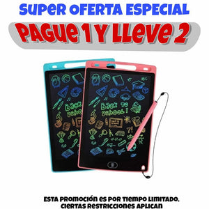 PAGUE 1 Y LLEVE 2 Tablet de niño de dibujar de 8.5 pulgadas