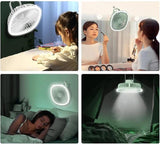 Ventilador LED Recargable Multifuncional