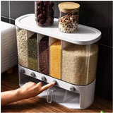 Nuevo DISPENSADOR DE ALIMENTOS 6 EN 1 – GRANOS Y CEREALES